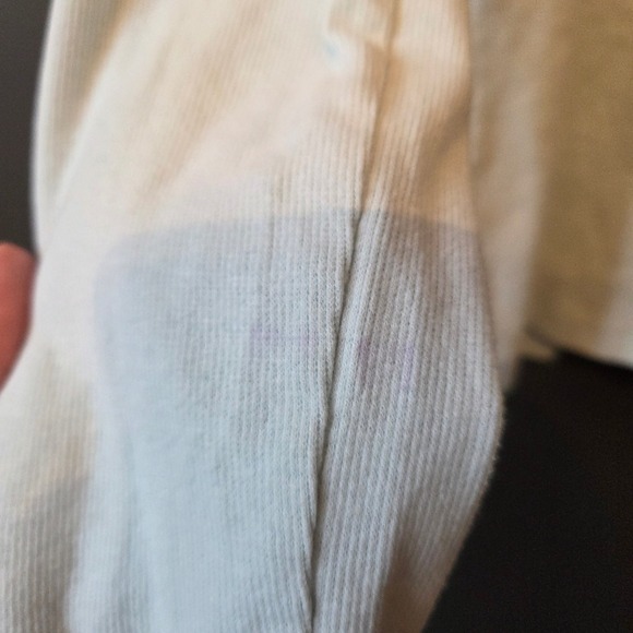 Gilligan & O'Malley Light Blue Lace Trim Tie Front Cardigan Top M Coquette Soft - Picture 7 of 9